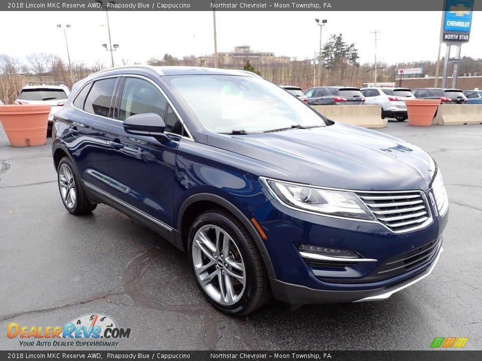 2018 Lincoln MKC Reserve AWD Rhapsody Blue / Cappuccino Photo #11