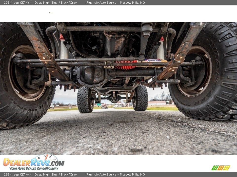 Undercarriage of 1984 Jeep CJ7 4x4 Photo #11