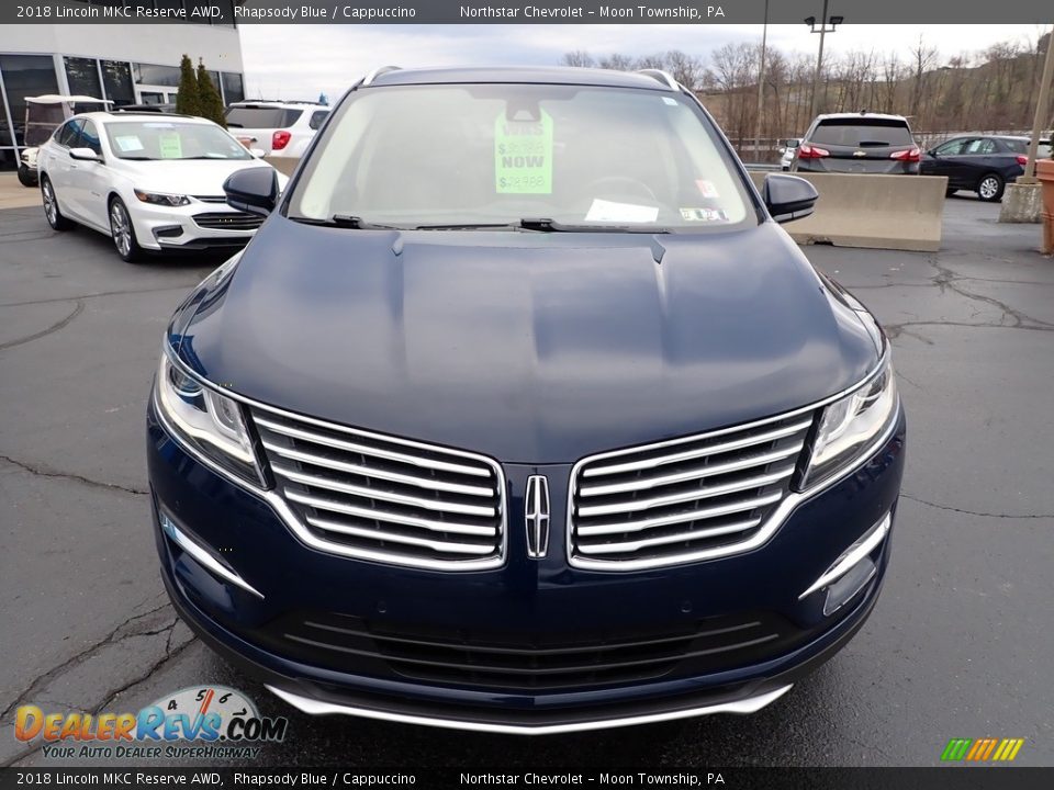 2018 Lincoln MKC Reserve AWD Rhapsody Blue / Cappuccino Photo #13