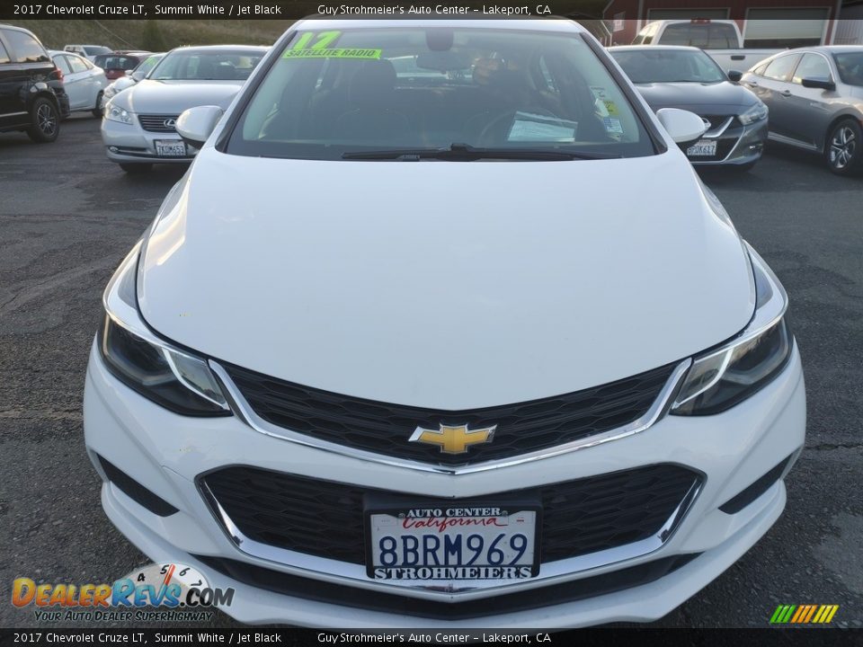 2017 Chevrolet Cruze LT Summit White / Jet Black Photo #2