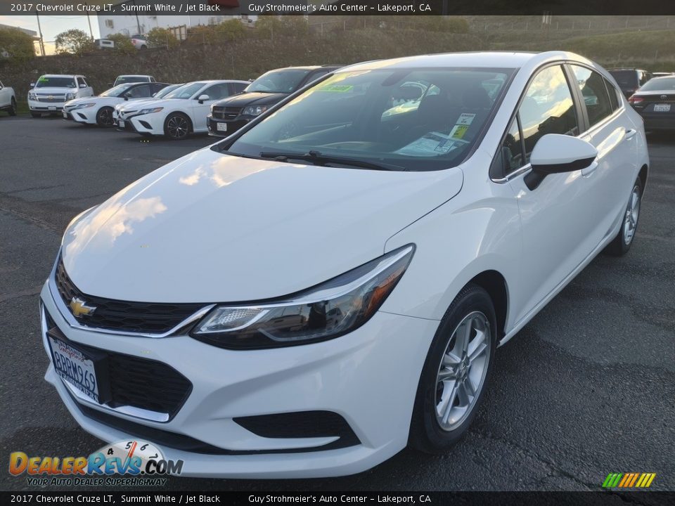 2017 Chevrolet Cruze LT Summit White / Jet Black Photo #3