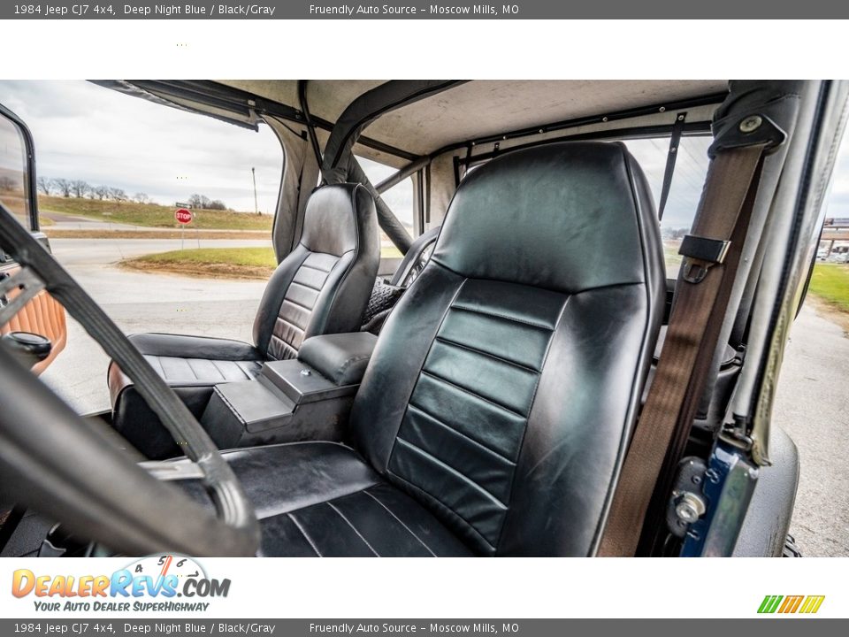 Front Seat of 1984 Jeep CJ7 4x4 Photo #16