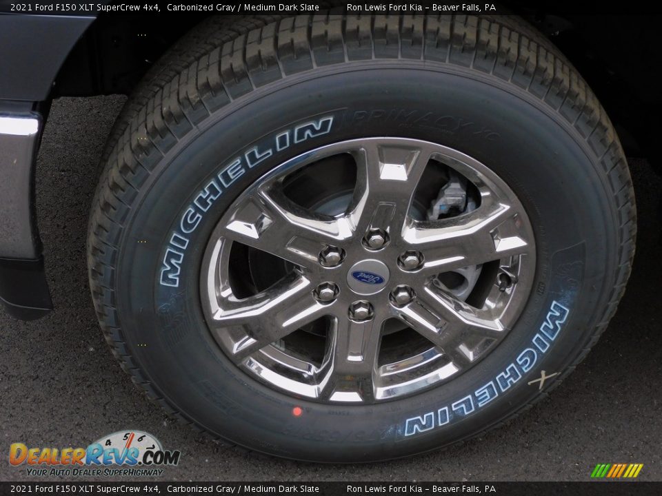 2021 Ford F150 XLT SuperCrew 4x4 Carbonized Gray / Medium Dark Slate Photo #10