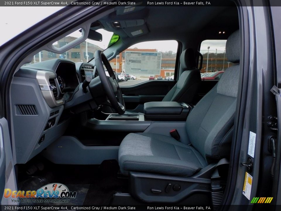 2021 Ford F150 XLT SuperCrew 4x4 Carbonized Gray / Medium Dark Slate Photo #11