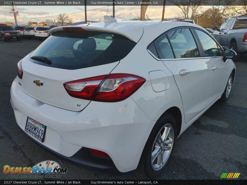 2017 Chevrolet Cruze LT Summit White / Jet Black Photo #8