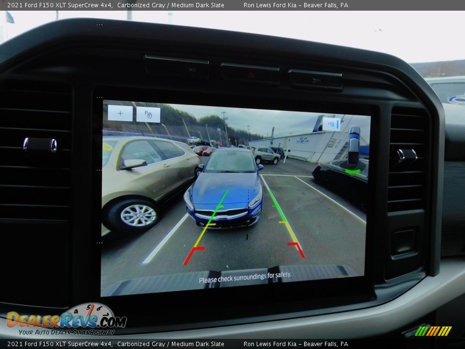 2021 Ford F150 XLT SuperCrew 4x4 Carbonized Gray / Medium Dark Slate Photo #16