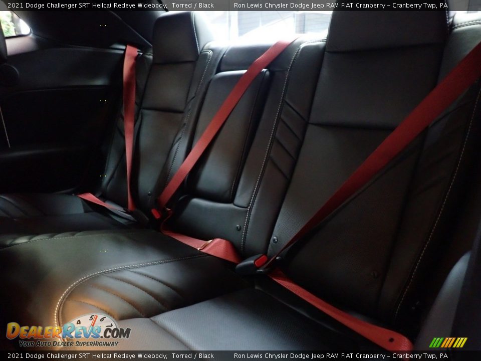 Rear Seat of 2021 Dodge Challenger SRT Hellcat Redeye Widebody Photo #12