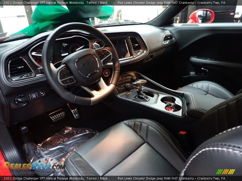 Black Interior - 2021 Dodge Challenger SRT Hellcat Redeye Widebody Photo #13