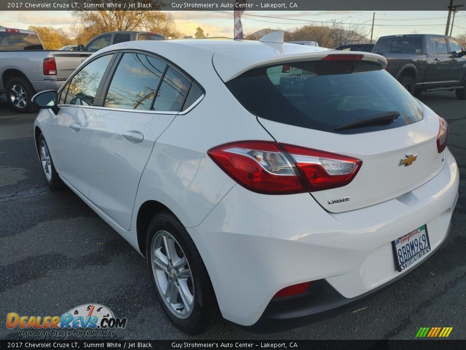 2017 Chevrolet Cruze LT Summit White / Jet Black Photo #10