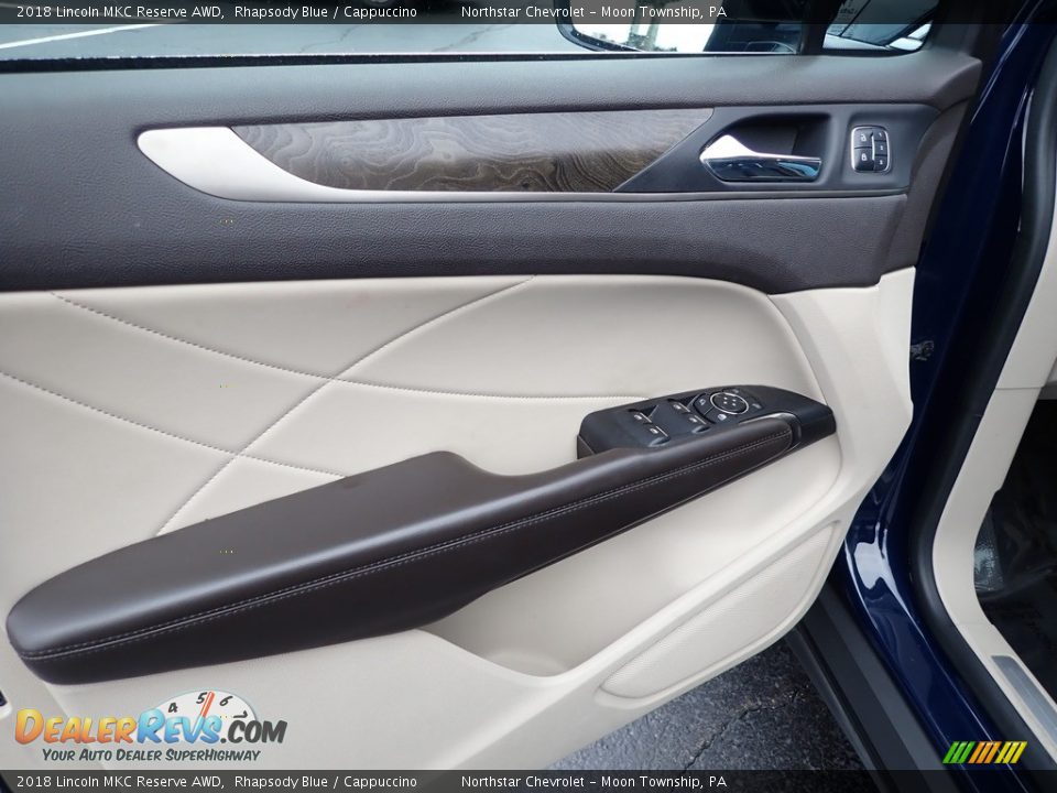 2018 Lincoln MKC Reserve AWD Rhapsody Blue / Cappuccino Photo #23