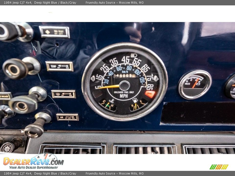1984 Jeep CJ7 4x4 Gauges Photo #26