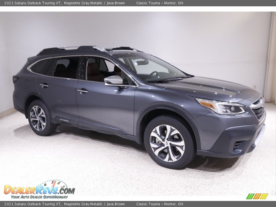 2021 Subaru Outback Touring XT Magnetite Gray Metallic / Java Brown Photo #1