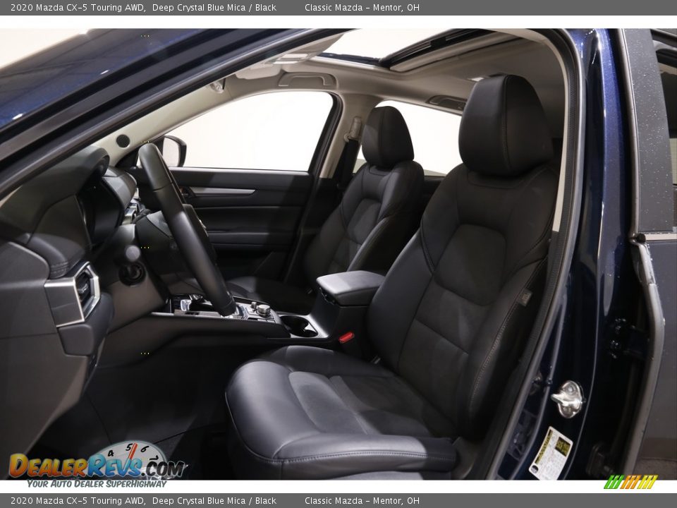 2020 Mazda CX-5 Touring AWD Deep Crystal Blue Mica / Black Photo #5