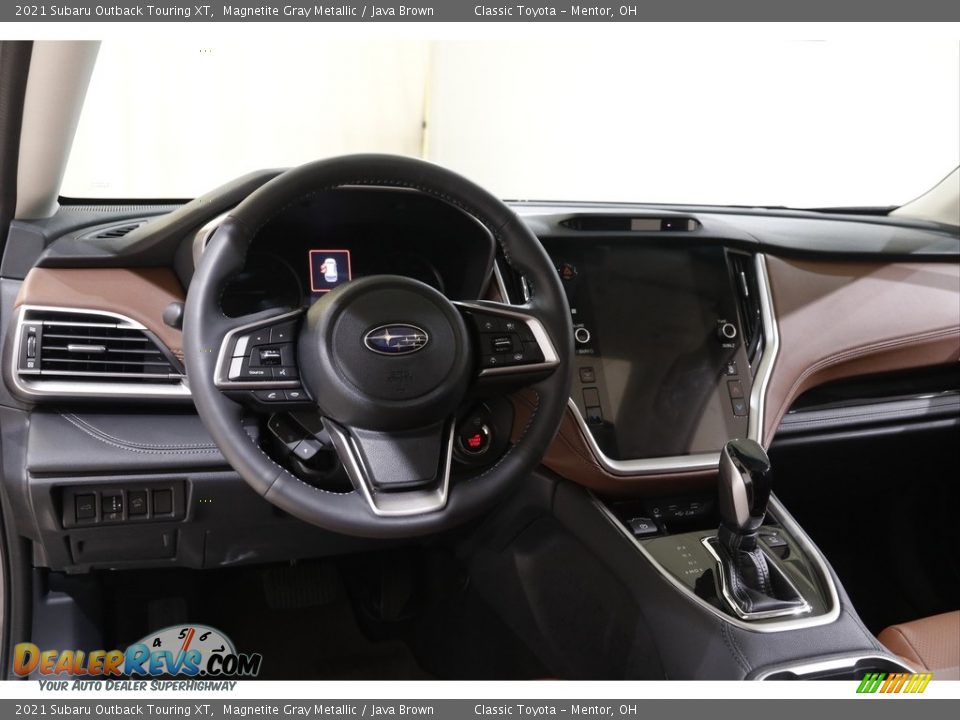 2021 Subaru Outback Touring XT Magnetite Gray Metallic / Java Brown Photo #6