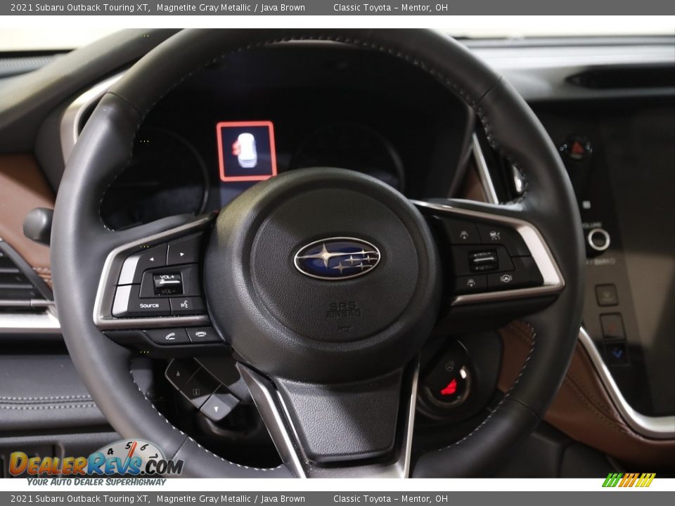 2021 Subaru Outback Touring XT Magnetite Gray Metallic / Java Brown Photo #7