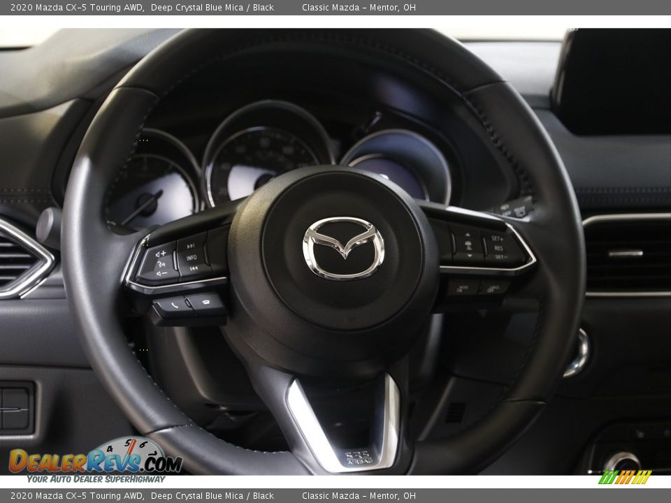 2020 Mazda CX-5 Touring AWD Deep Crystal Blue Mica / Black Photo #7