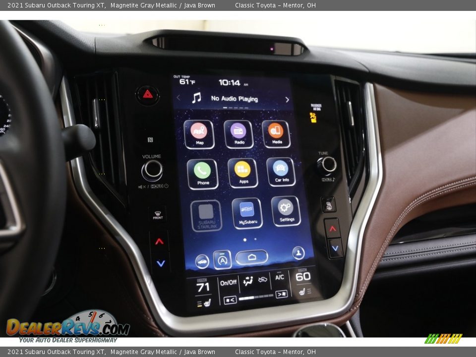 2021 Subaru Outback Touring XT Magnetite Gray Metallic / Java Brown Photo #10