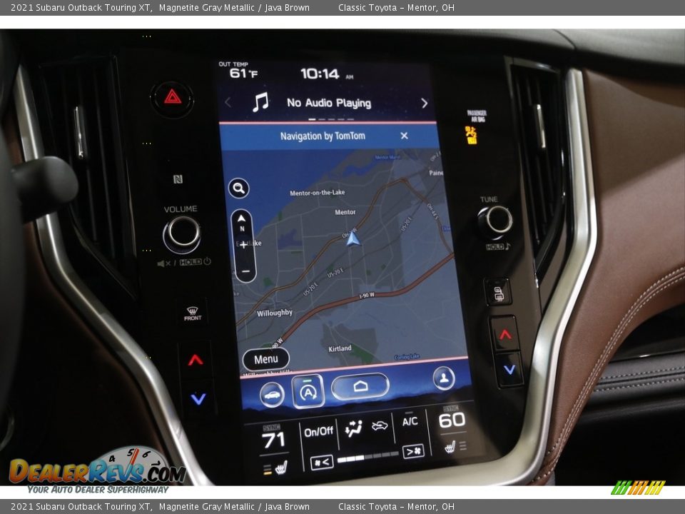 2021 Subaru Outback Touring XT Magnetite Gray Metallic / Java Brown Photo #11