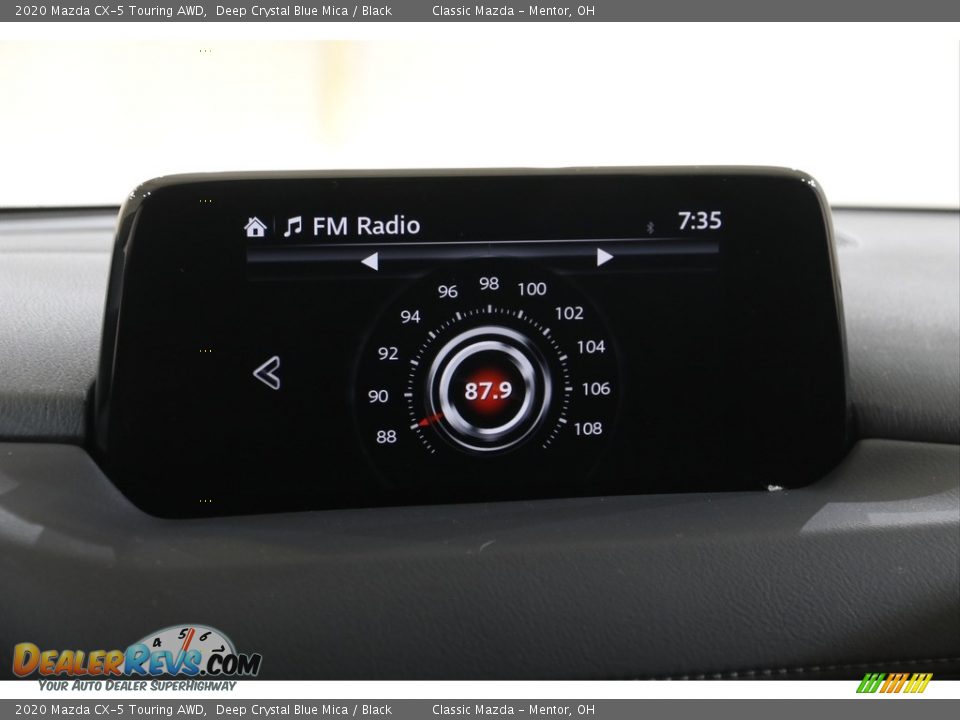 2020 Mazda CX-5 Touring AWD Deep Crystal Blue Mica / Black Photo #11