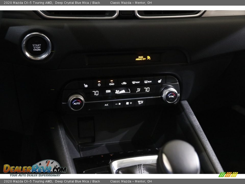 2020 Mazda CX-5 Touring AWD Deep Crystal Blue Mica / Black Photo #12