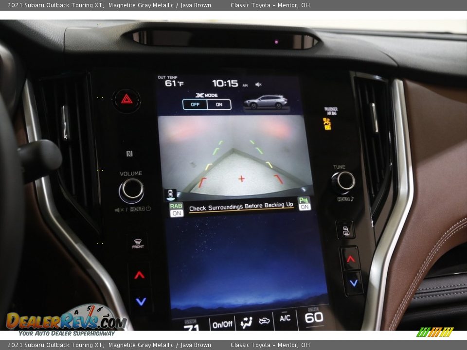 2021 Subaru Outback Touring XT Magnetite Gray Metallic / Java Brown Photo #14