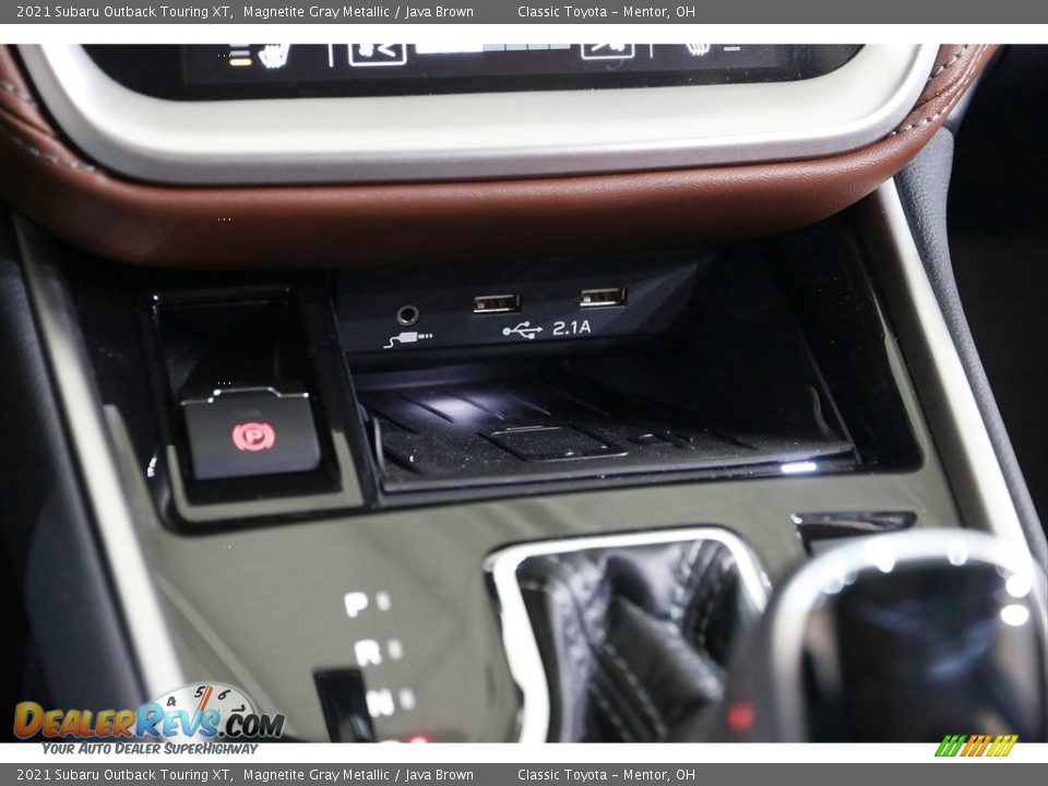 2021 Subaru Outback Touring XT Magnetite Gray Metallic / Java Brown Photo #16