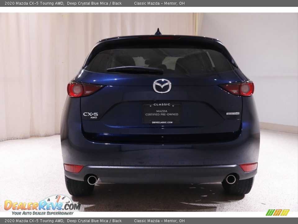 2020 Mazda CX-5 Touring AWD Deep Crystal Blue Mica / Black Photo #17