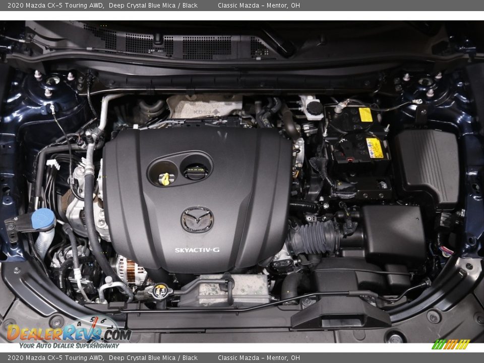 2020 Mazda CX-5 Touring AWD Deep Crystal Blue Mica / Black Photo #18