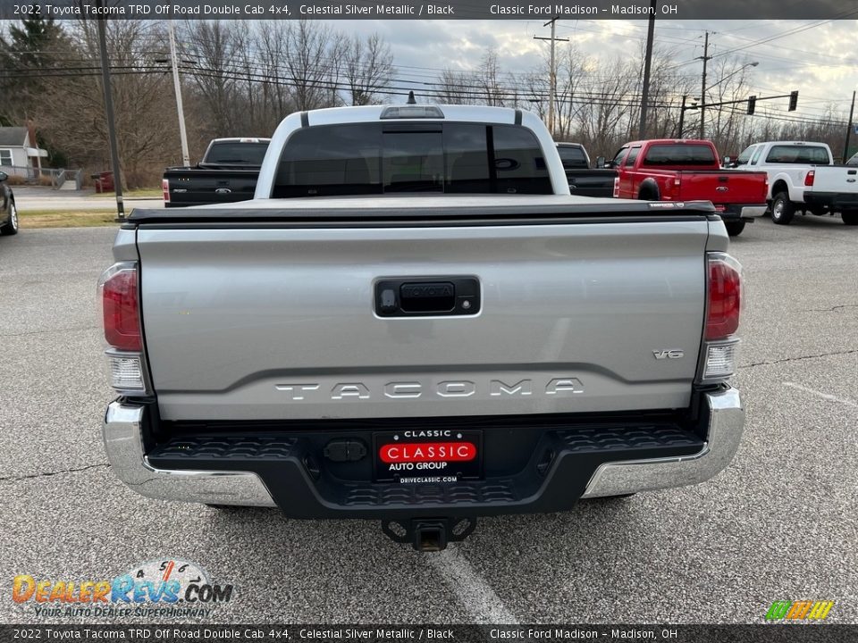 2022 Toyota Tacoma TRD Off Road Double Cab 4x4 Celestial Silver Metallic / Black Photo #5