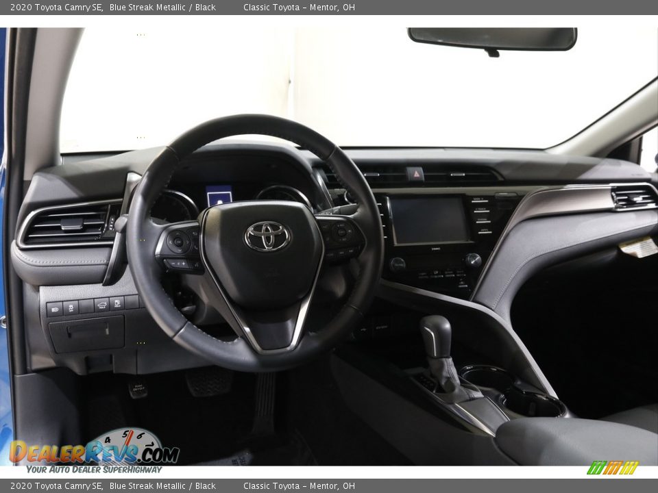 2020 Toyota Camry SE Blue Streak Metallic / Black Photo #6