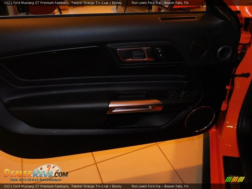 2021 Ford Mustang GT Premium Fastback Twister Orange Tri-Coat / Ebony Photo #11