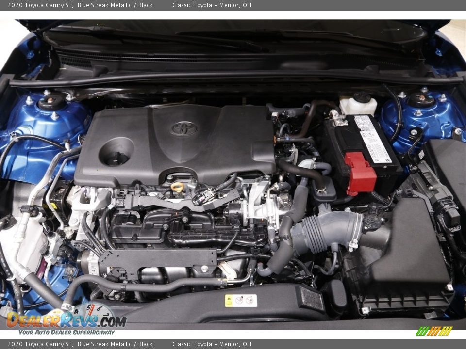 2020 Toyota Camry SE Blue Streak Metallic / Black Photo #16