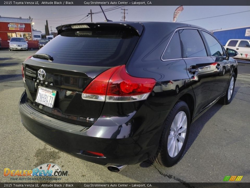 2015 Toyota Venza LE Attitude Black / Black Photo #8