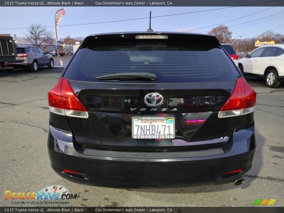 2015 Toyota Venza LE Attitude Black / Black Photo #9