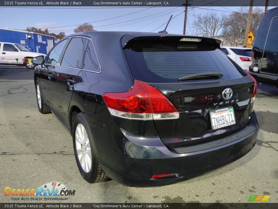 2015 Toyota Venza LE Attitude Black / Black Photo #10