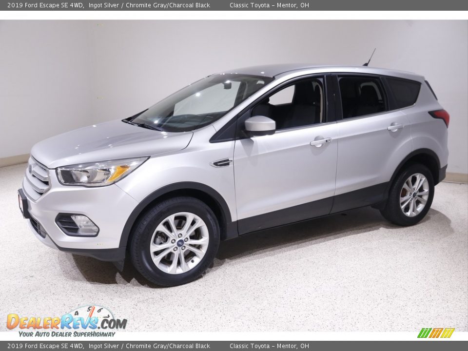 2019 Ford Escape SE 4WD Ingot Silver / Chromite Gray/Charcoal Black Photo #3
