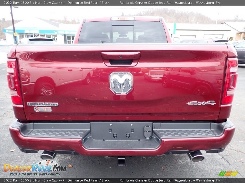 2022 Ram 1500 Big Horn Crew Cab 4x4 Delmonico Red Pearl / Black Photo #4