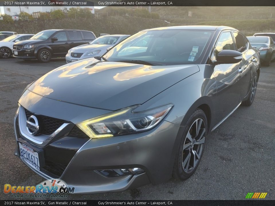 2017 Nissan Maxima SV Gun Metallic / Charcoal Photo #3