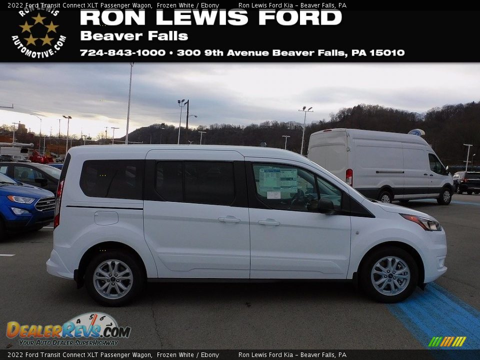 2022 Ford Transit Connect XLT Passenger Wagon Frozen White / Ebony Photo #1