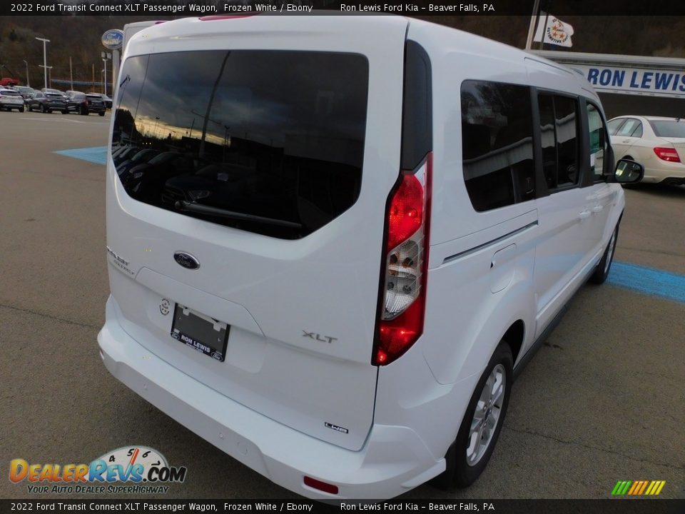 2022 Ford Transit Connect XLT Passenger Wagon Frozen White / Ebony Photo #2
