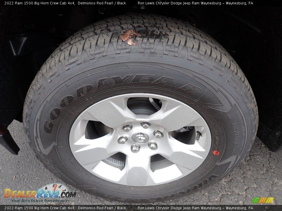 2022 Ram 1500 Big Horn Crew Cab 4x4 Delmonico Red Pearl / Black Photo #9