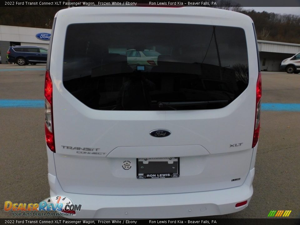 2022 Ford Transit Connect XLT Passenger Wagon Frozen White / Ebony Photo #3