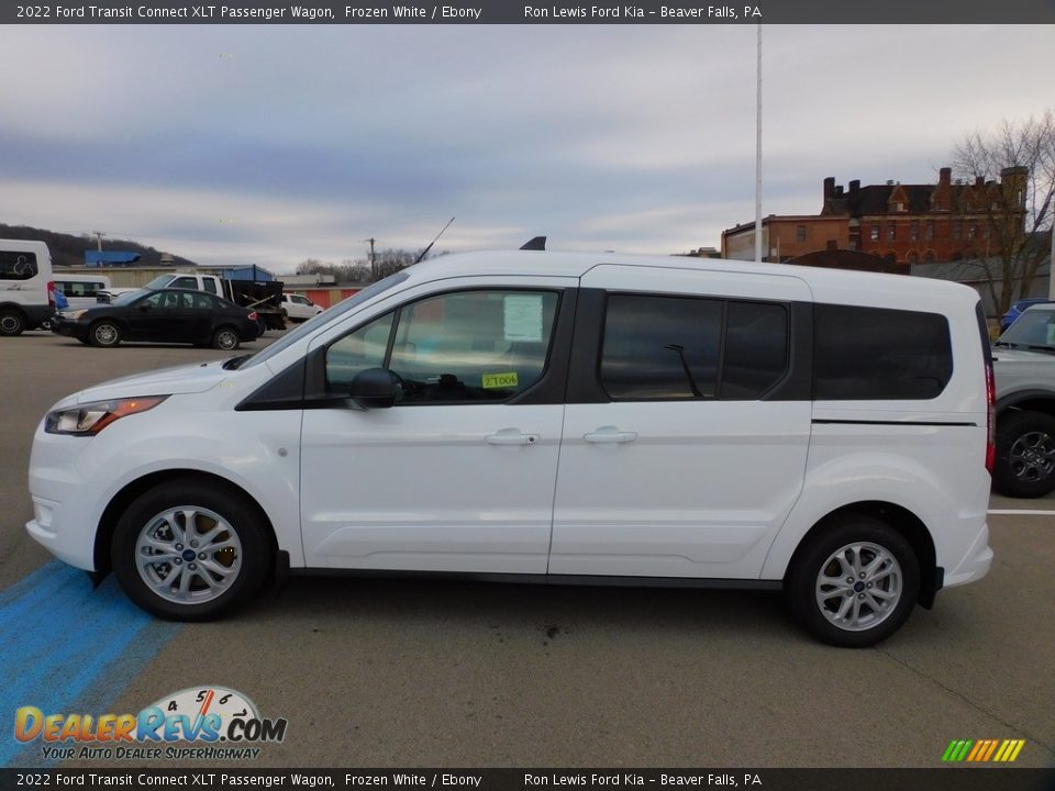Frozen White 2022 Ford Transit Connect XLT Passenger Wagon Photo #5