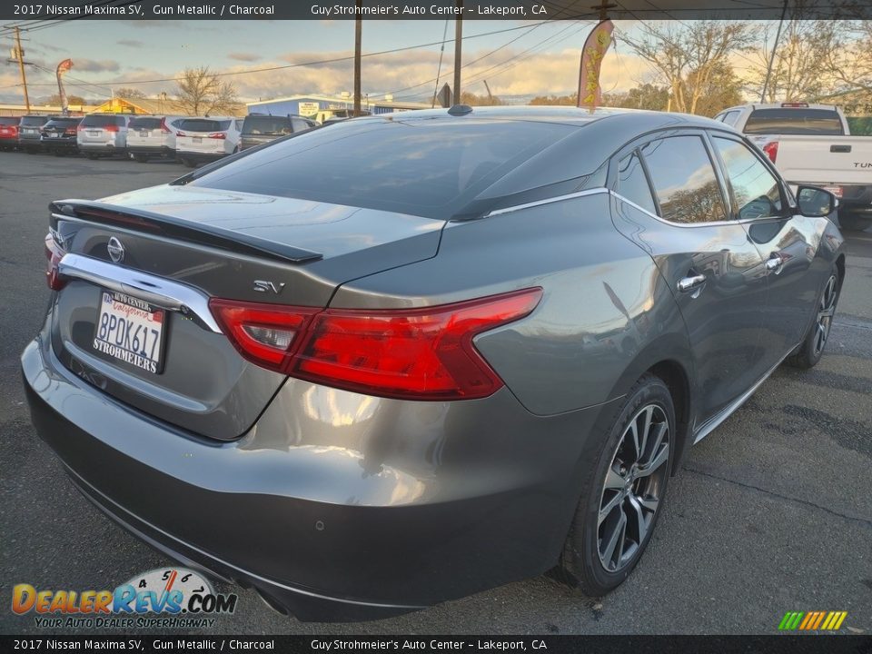 2017 Nissan Maxima SV Gun Metallic / Charcoal Photo #8