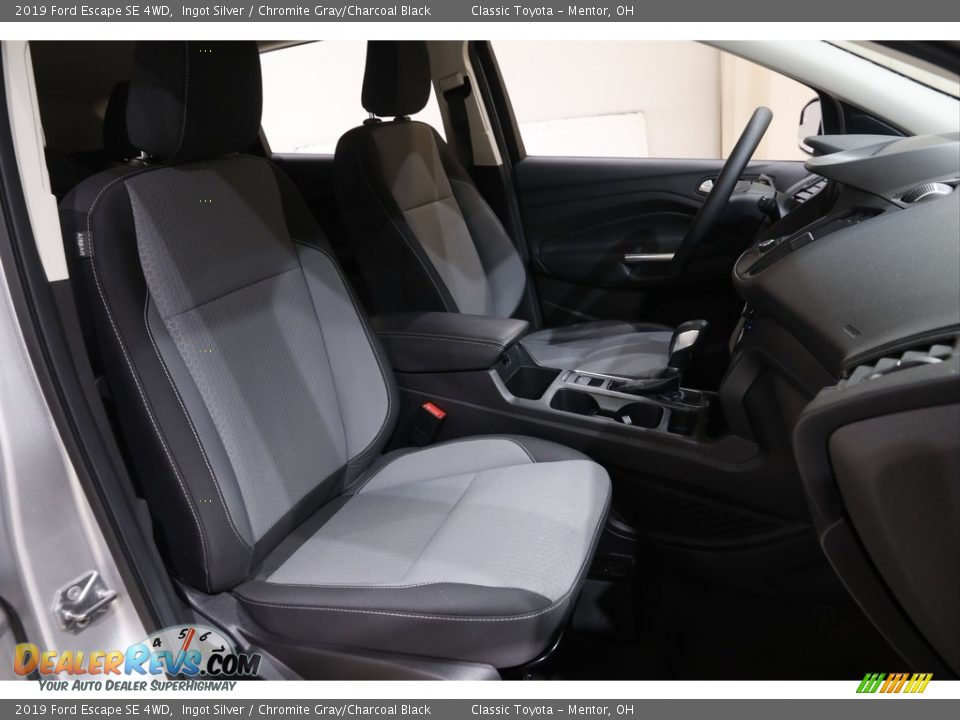 2019 Ford Escape SE 4WD Ingot Silver / Chromite Gray/Charcoal Black Photo #14