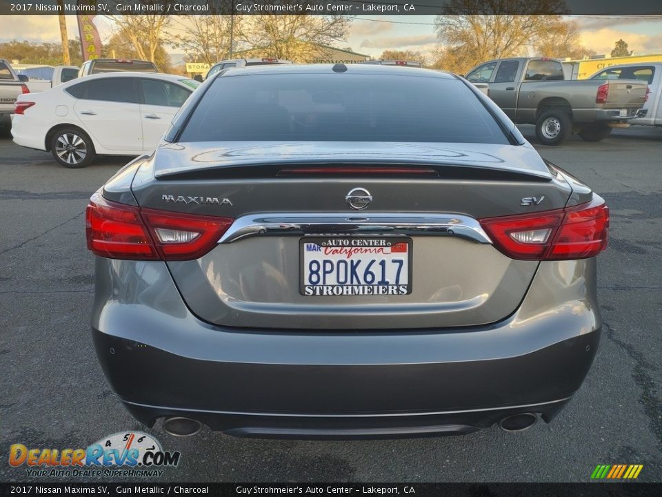 2017 Nissan Maxima SV Gun Metallic / Charcoal Photo #9