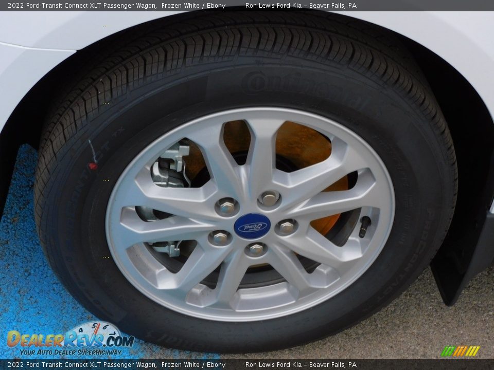 2022 Ford Transit Connect XLT Passenger Wagon Frozen White / Ebony Photo #9