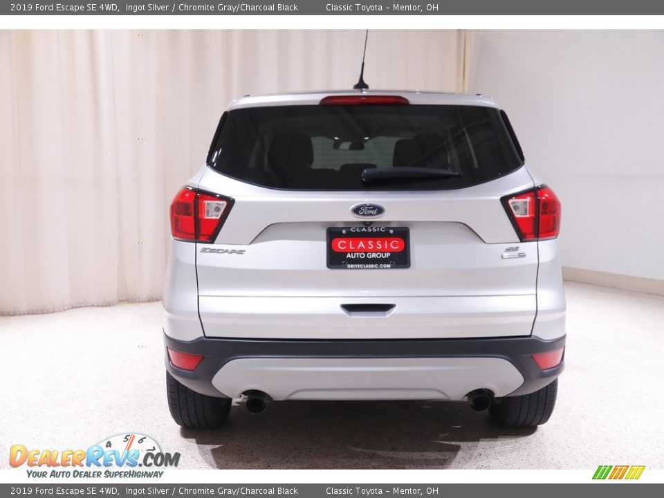 2019 Ford Escape SE 4WD Ingot Silver / Chromite Gray/Charcoal Black Photo #17