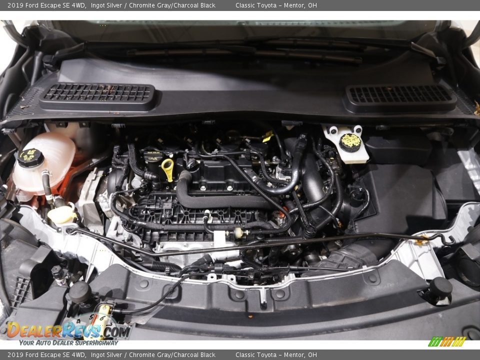 2019 Ford Escape SE 4WD Ingot Silver / Chromite Gray/Charcoal Black Photo #18