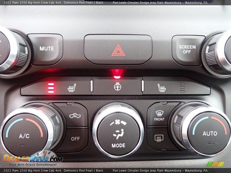 2022 Ram 1500 Big Horn Crew Cab 4x4 Delmonico Red Pearl / Black Photo #18